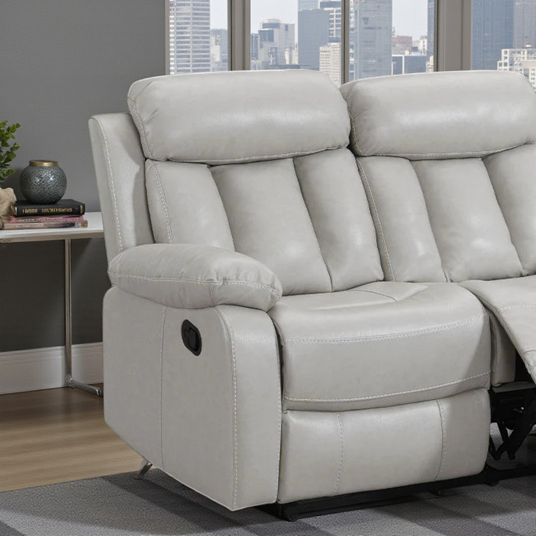 Korex Recliner Loveseat – Timeless Beige Comfort with Lasting Style