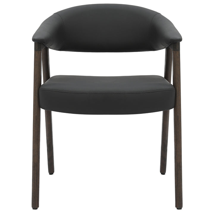Falvion 7-Piece Mid-Century Modern Dining Set – Solid Mango Wood Table with Upholstered Chairs