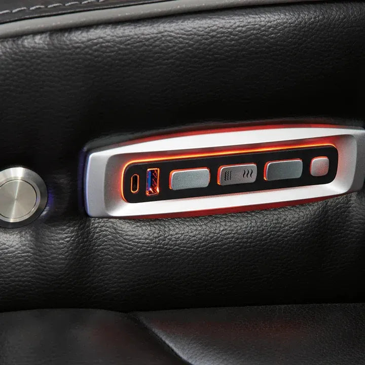 Tivaro Chocolate Power Recliner Sofa Set with Zero-Gravity, Massage & LED Lights