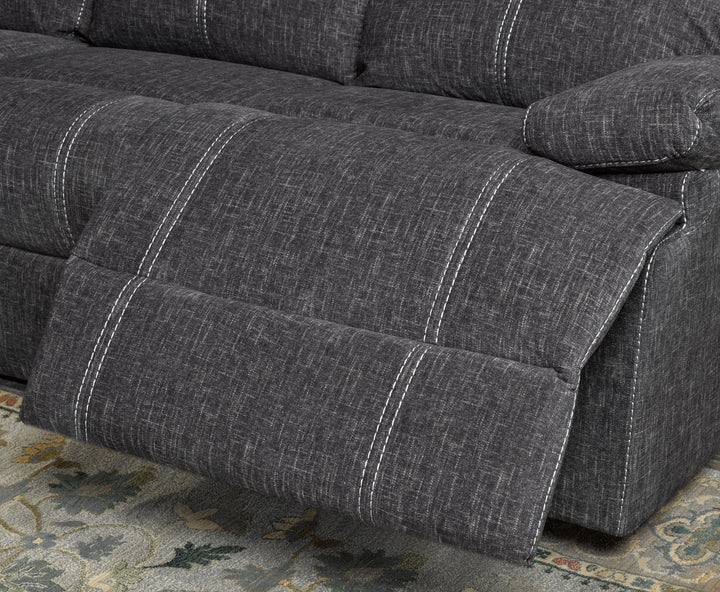 Fairhaven Reclining Loveseat with Storage Console, Cup Holders And Plush Polyester Upholstery