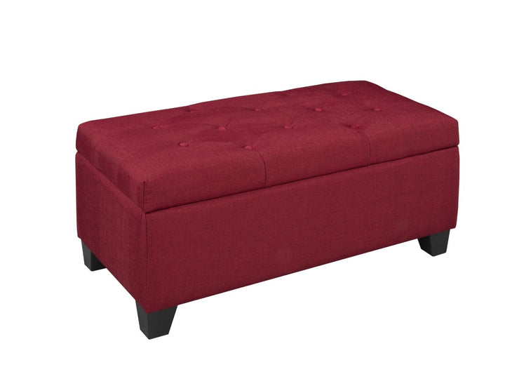 Vossari Tufted Upholstered Storage Ottoman with Hidden Compartment