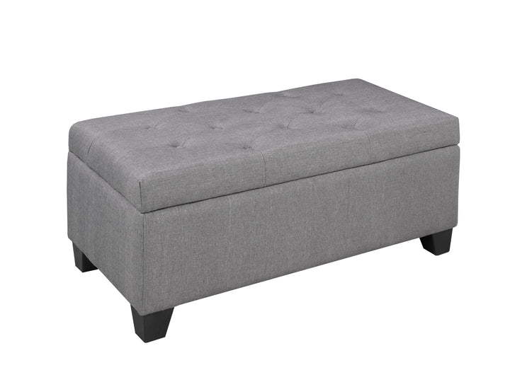 Vossari Tufted Upholstered Storage Ottoman with Hidden Storage