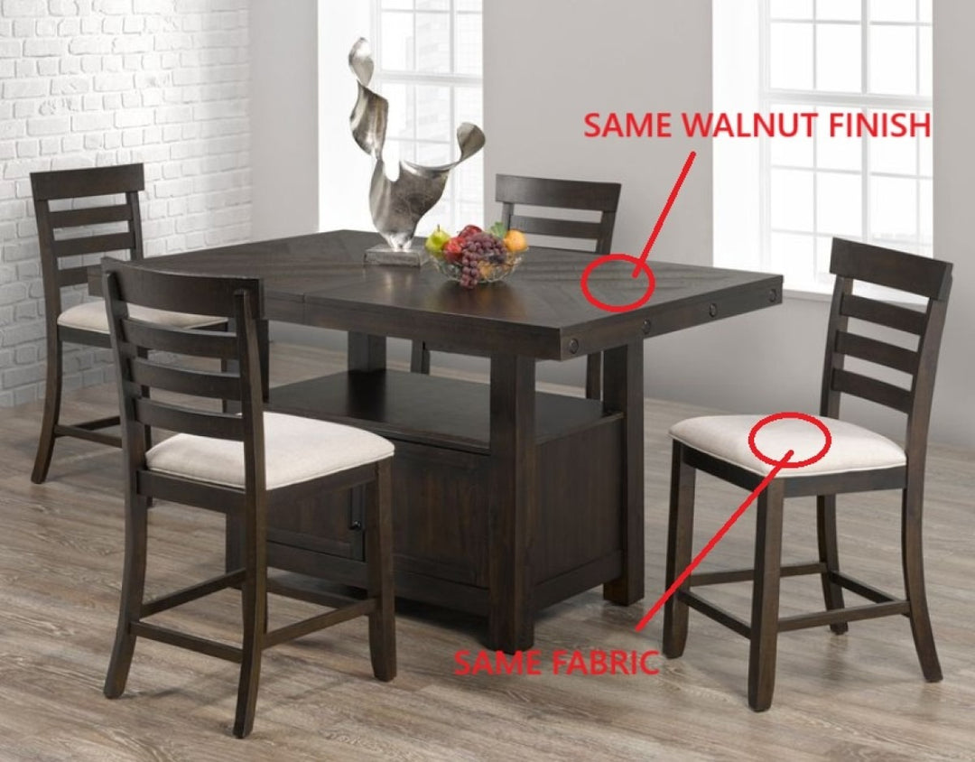 Everest Solid Wood Dining Table with Crisscross Pedestal Base | Modern Natural Oak Finish Design
