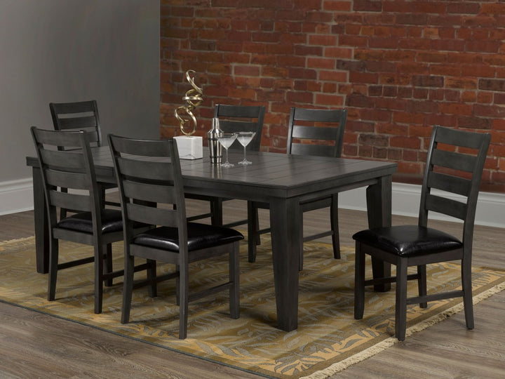 Glazora Traditional Dining Table with 18" Butterfly Leaf Extension