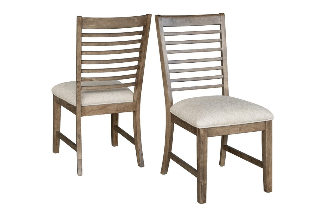 Opulence Dining Chair Set of 2 – Modern Solid Wood Chairs with Memory Foam Seating and Natural Finish Design