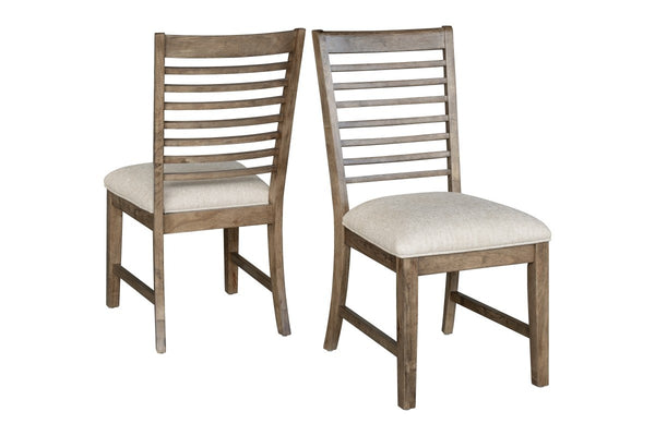 Opulence Dining Chair Set of 2 – Modern Solid Wood Chairs with Memory Foam Seating and Natural Finish Design