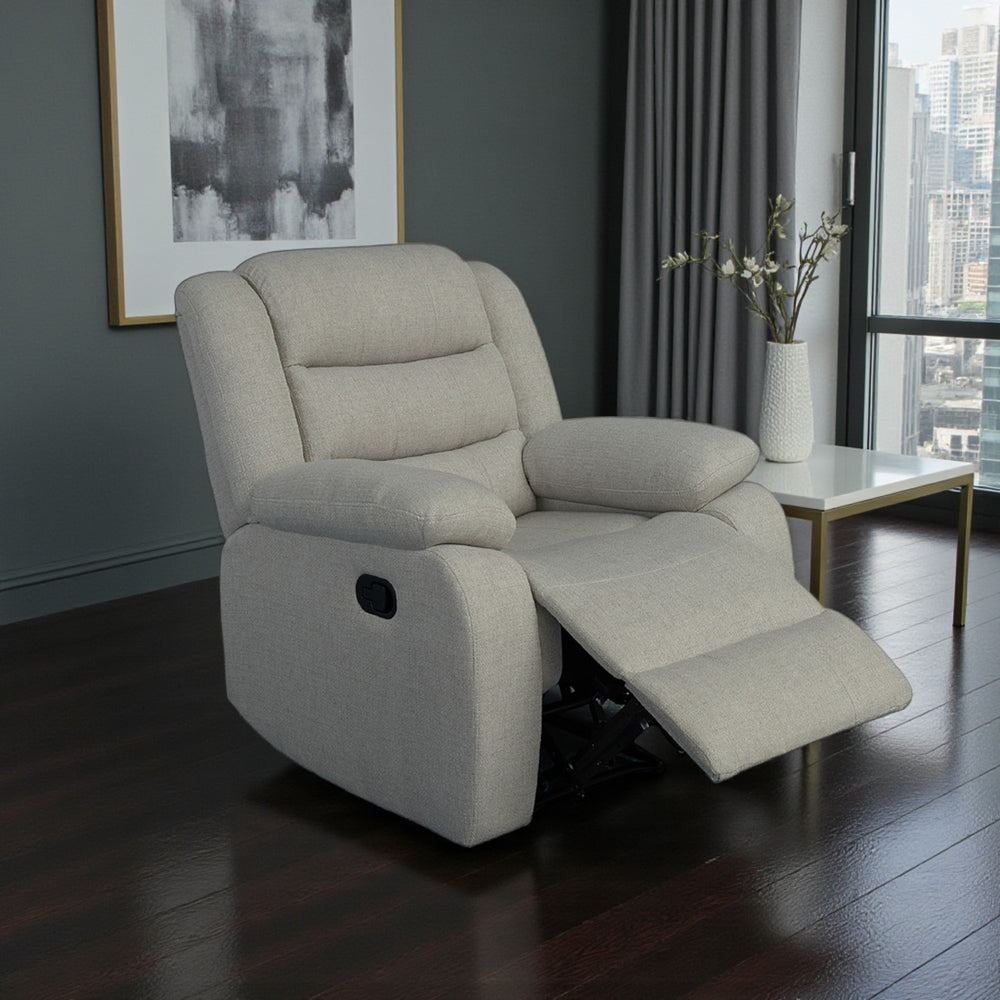 Dioro Recliner Loveseat – Grey Comfort with Modern Charm