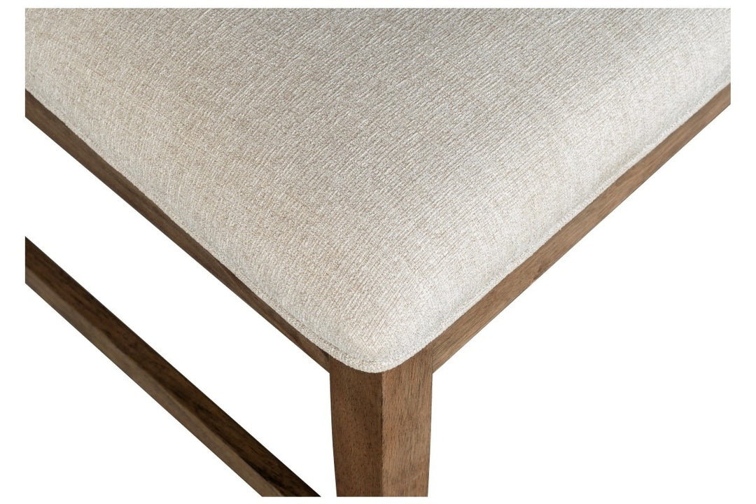 Opulence Dining Chair Set of 2 – Modern Solid Wood Chairs with Memory Foam Seating and Natural Finish Design