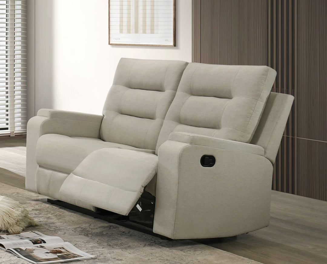 Rivermont Recliner Loveseat – Premium Fabric Comfort Seating with Full Foam Construction, Smooth Reclining Function And Timeless Design for Living Room