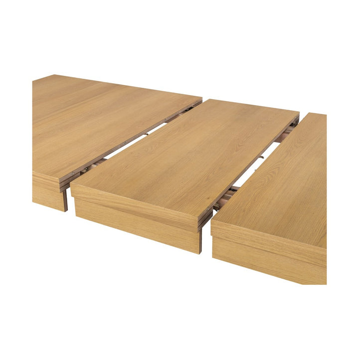 Aurora Extendable Solid Wood Dining Table in Dark Oak | Acacia & Rubberwood Modern Timeless Design