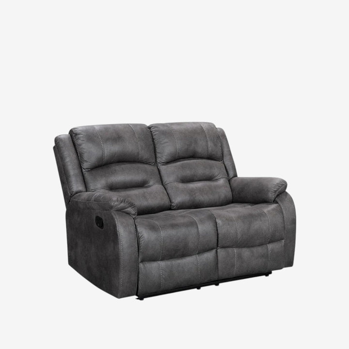 Quaro Recliner Loveseat – Modern Grey Comfort with Timeless Appeal