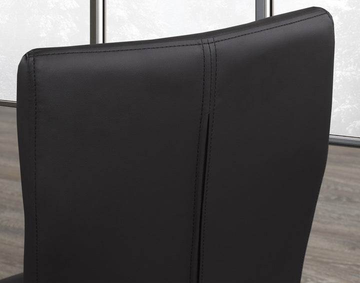 Oakridge Dining Chairs Set of 2 – Contemporary Upholstered Chairs with Golden Finished Legs  Description: