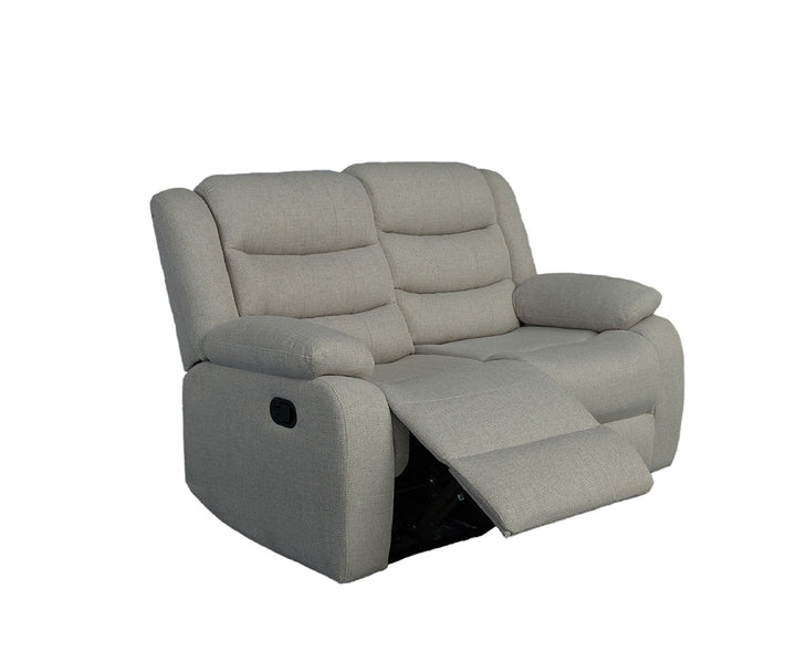 Dioro Recliner Loveseat – Grey Comfort with Modern Charm