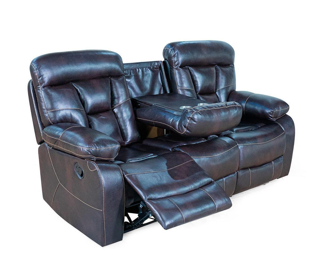 Lazaro Recliner Sofa – Dark Brown Luxury with Everyday Comfort