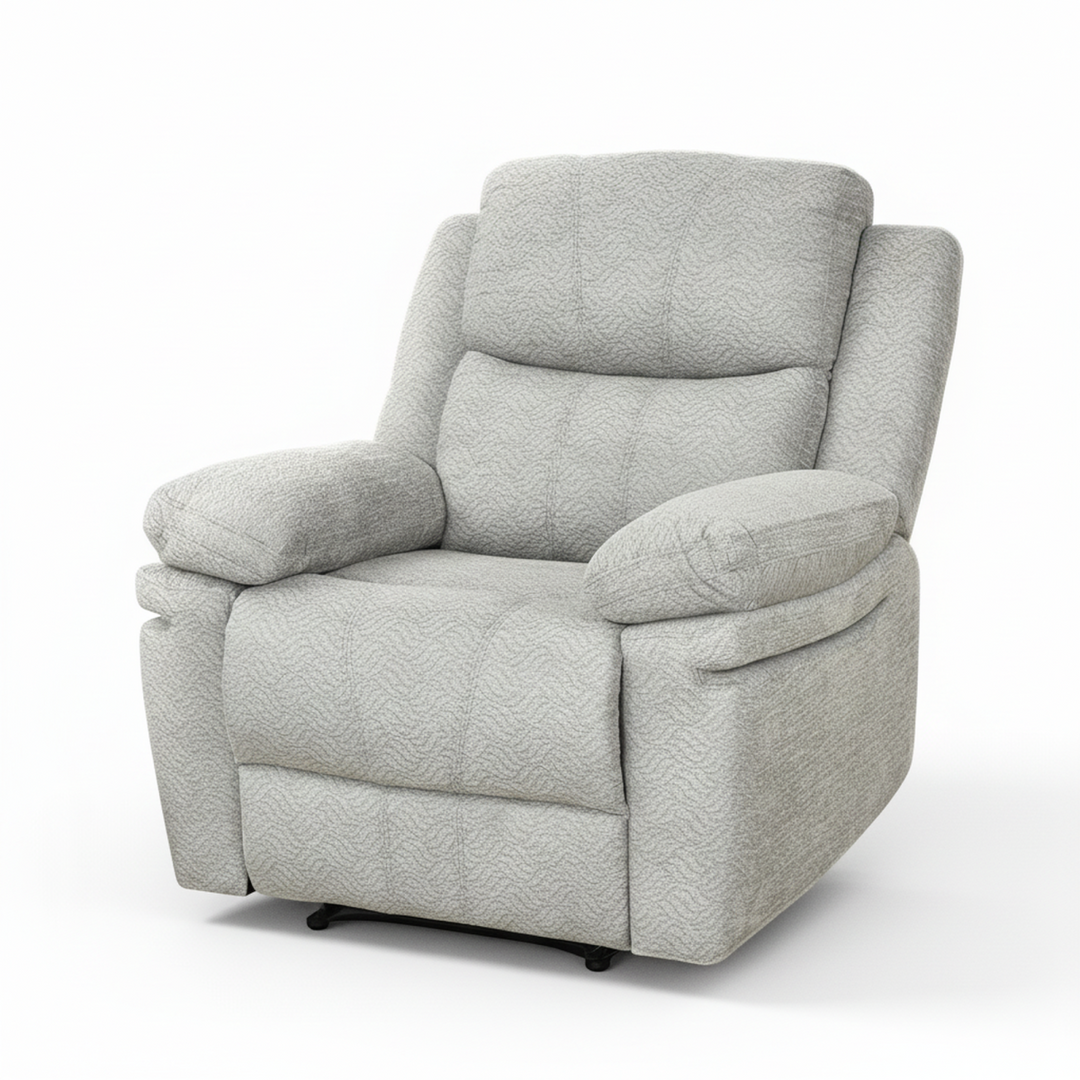 Aristocrat Haven Power Recliner Chair – Modern Single Seater Recliner with Premium Fabric, HD Foam Comfort and Power Reclining Mechanism