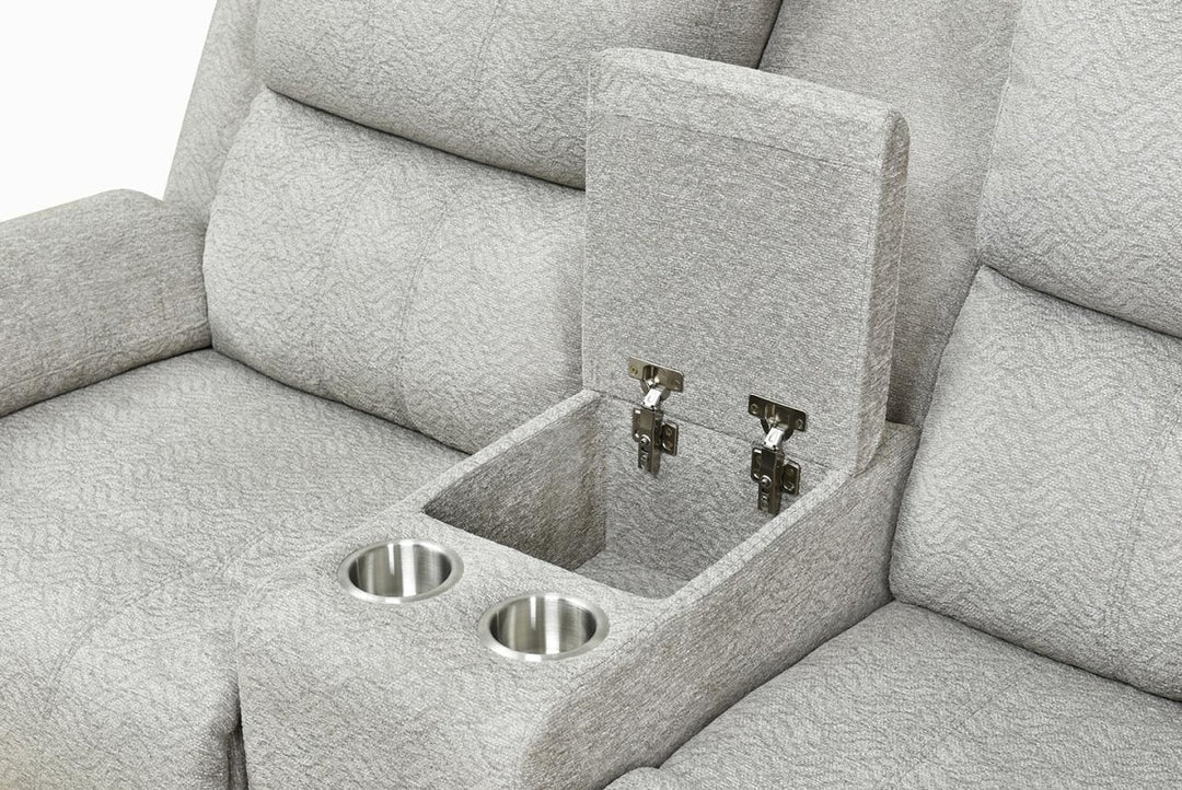 Majesty Cloud Recliner Loveseat – Modern Dual Power Recliner Sofa for Two with USB Charging Ports, Center Tray and Premium Comfort Seating