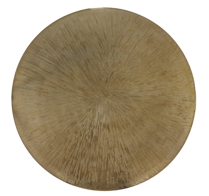 Luxora Luxury Iron Coffee Table with Black & Gold Finish, Timeless Design for Modern Elegant Living Spaces