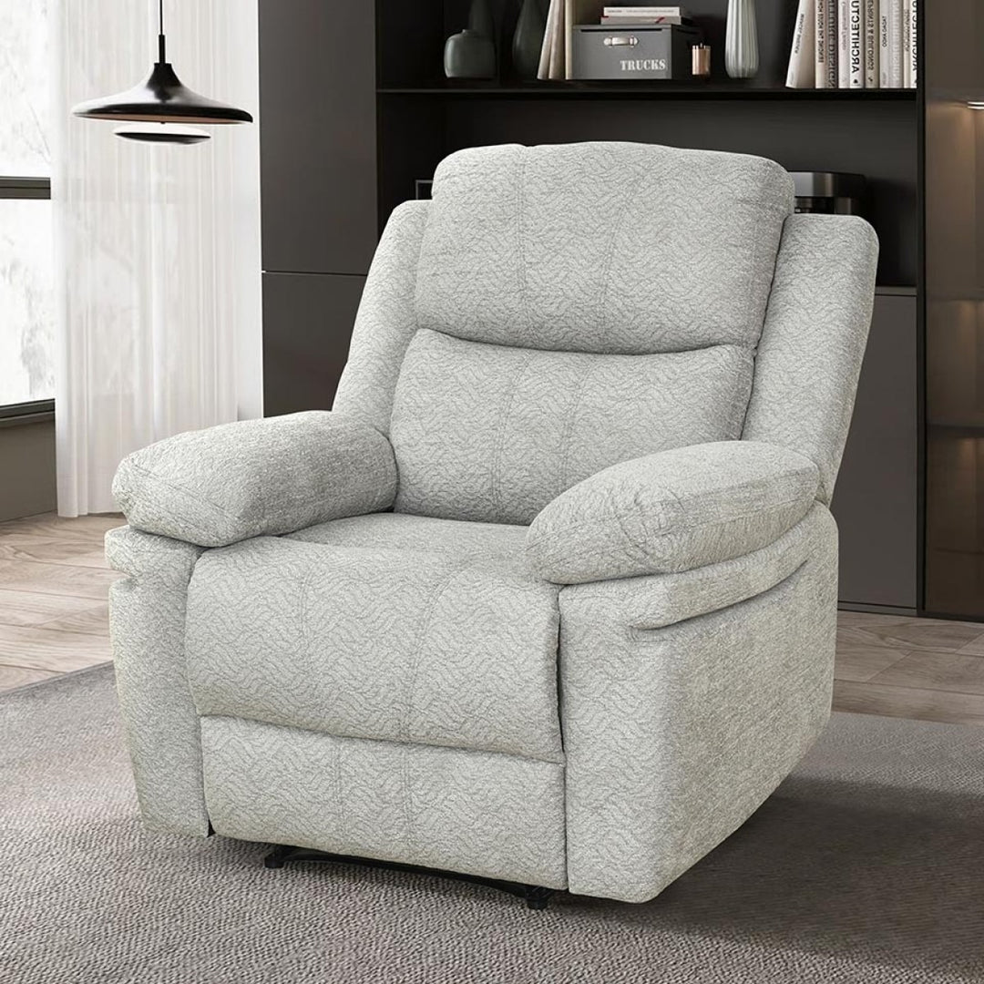 Aristocrat Haven Power Recliner Chair – Modern Single Seater Recliner with Premium Fabric, HD Foam Comfort and Power Reclining Mechanism