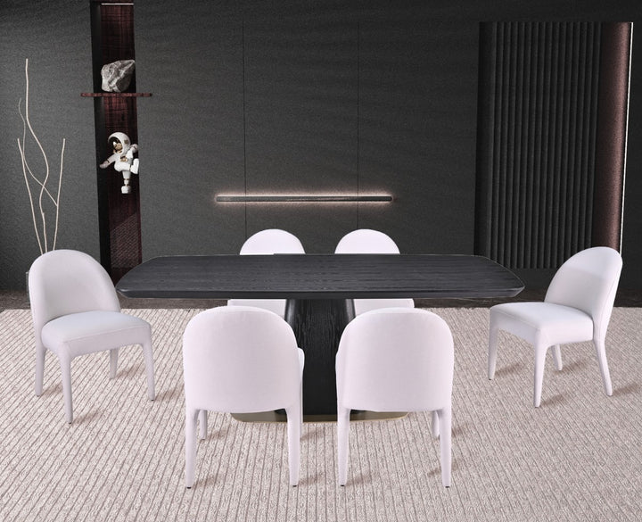 Montera 7-Piece Dining Set with Upholstered Chairs
