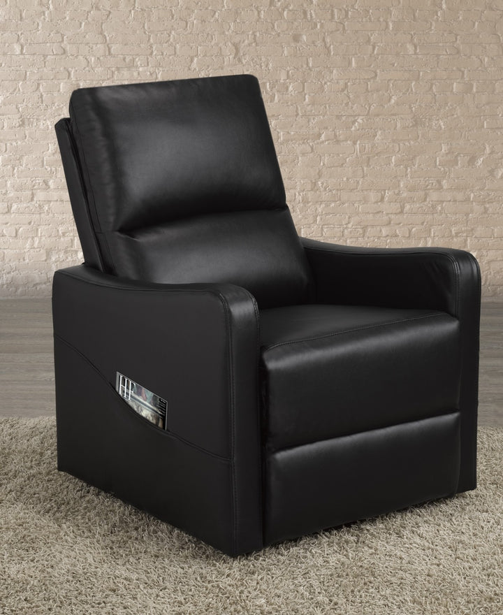 Fusion Recliner Lift Chair | Power Reclining Fabric Chair with Lift Function – Midnight Black