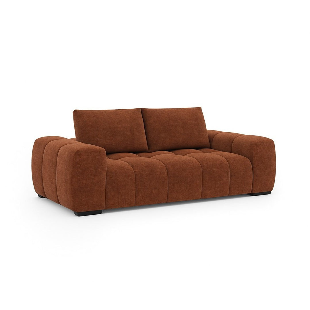 Millstone Rust Brown Sofa – Premium Modern Comfort Seating with Plush Polyester Upholstery, Deep Seating And Contemporary Design for Living Room
