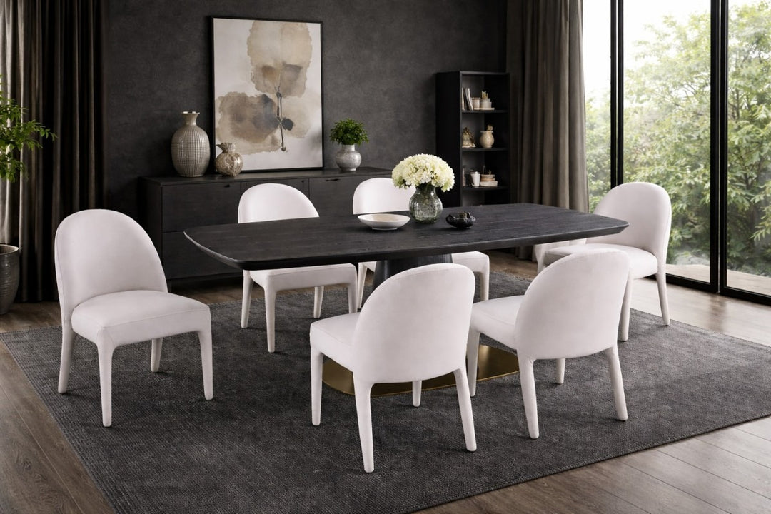 Montera 7-Piece Dining Set with Upholstered Chairs