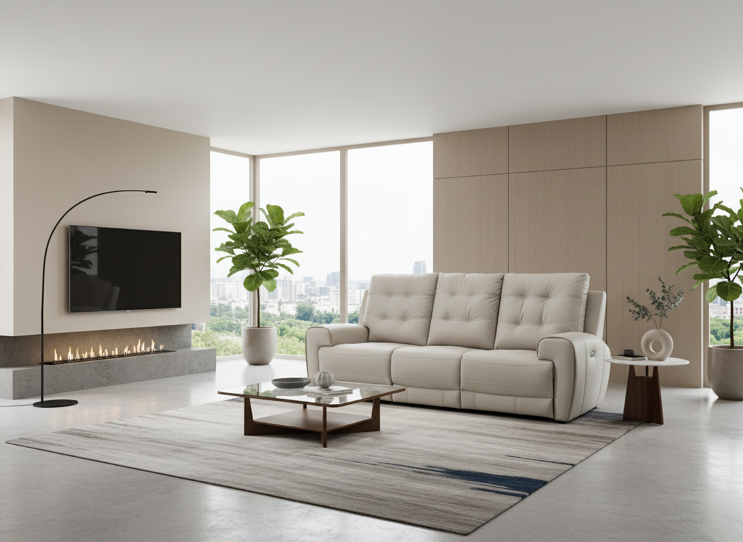 Royal Eclipse Power Recliner Sofa – Modern Luxury Recliner with Power Function, USB Charging Ports and Premium Comfort Seating