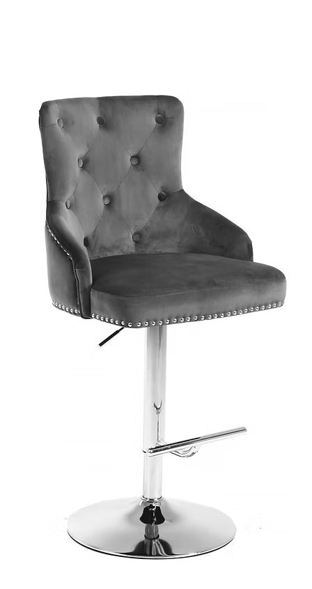 Cevoria Modern Black PU Upholstered Bar Stool – 1 Piece Counter Height Stool for Kitchen Island, Breakfast Bar, Café & Dining Use with Strong Frame and Comfortable Seating