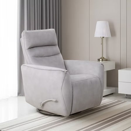 Valmire Recliner Chair with Side-Mounted Steel Pull Handle, Glider Rocking Mechanism & Premium Comfort Design