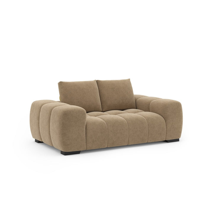 Stonebrook Taupe Love Seat – Premium Polyester Upholstery with Plush Cushioning, Deep Seating And Contemporary Design for Modern Living Room