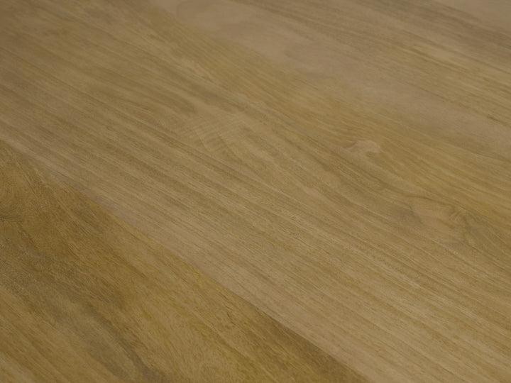 Sorento Solid Mango Wood Dining Table with Panel Legs | Modern Rectangular Contemporary Design