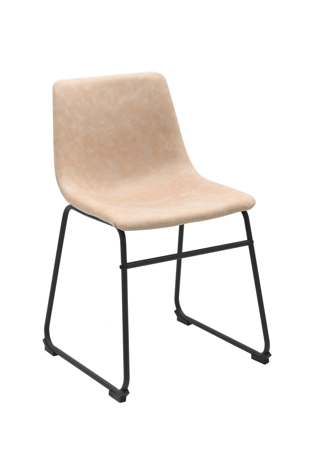 Noble Grace Dining Chair Set of 2 – Modern Upholstered Chairs with Steel Frame, Sled Base and Ergonomic Comfort Seating