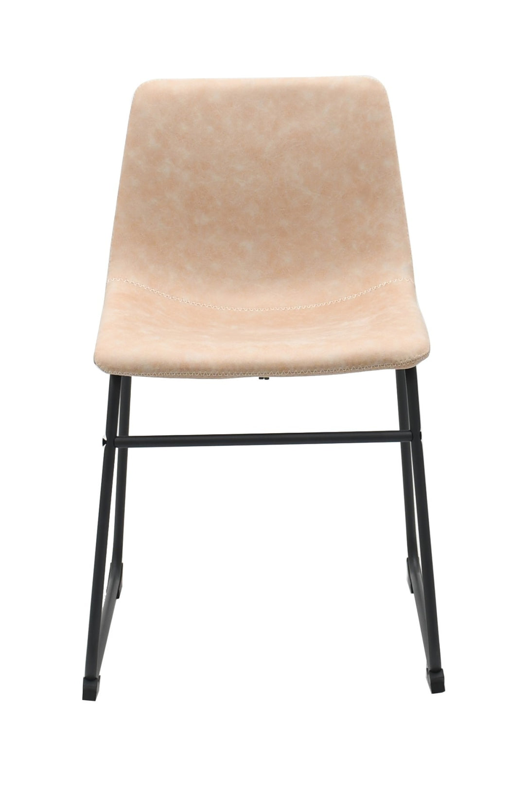 Noble Grace Dining Chair Set of 2 – Modern Upholstered Chairs with Steel Frame, Sled Base and Ergonomic Comfort Seating