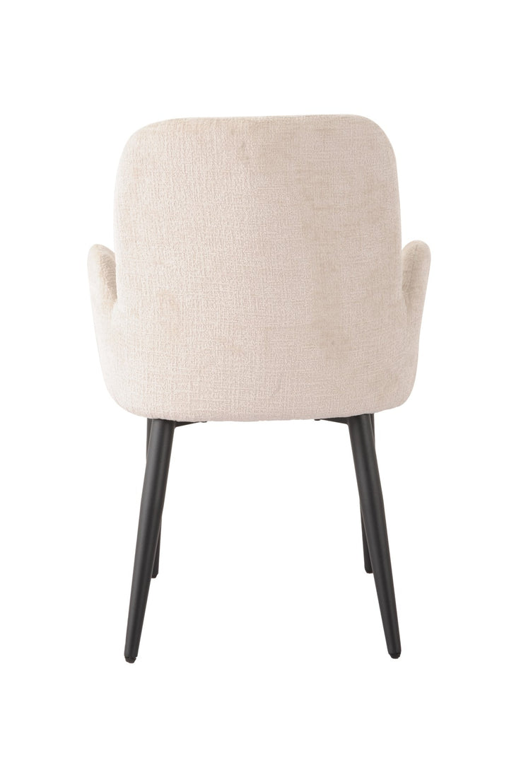 Celeste Dining Chair Set of 2 – Modern Upholstered Chairs with Premium Fabric, Splayed Legs and Contemporary Design