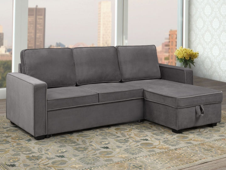 Eastmere Reversible Sectional Sofa with Pull-Out Bed & Storage Chaise