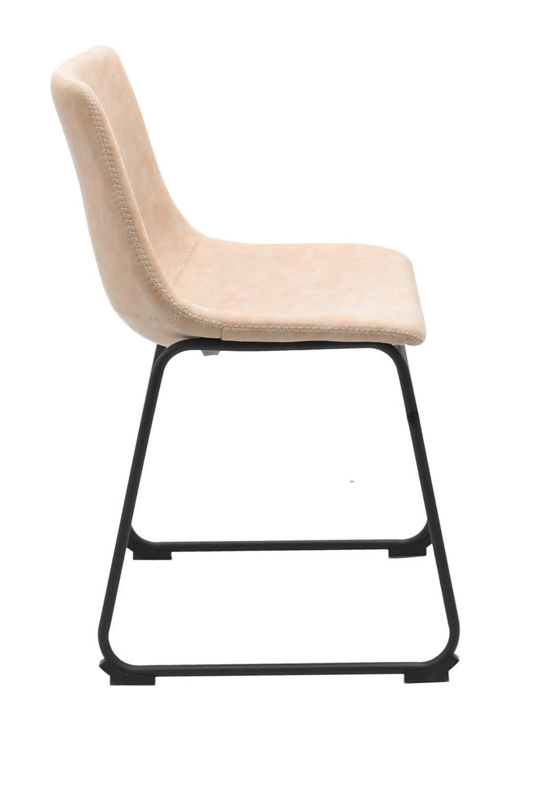 Noble Grace Dining Chair Set of 2 – Modern Upholstered Chairs with Steel Frame, Sled Base and Ergonomic Comfort Seating
