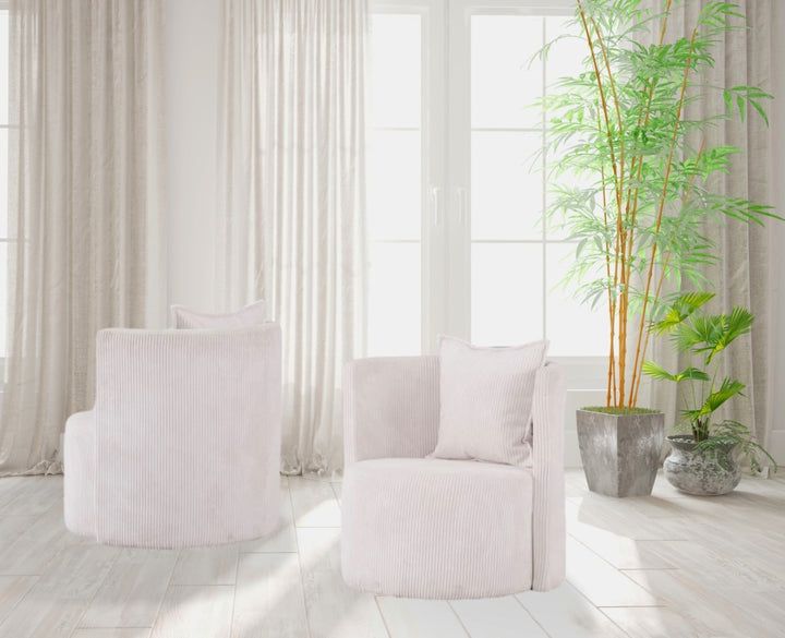 Selvaro Accent Chair – Contemporary Upholstered Accent Chair with Accent Cushion