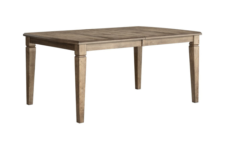 Delvora 7-Piece Luxury Solid Wood Extension Dining Table Set with 6 Upholstered Memory Foam Chairs