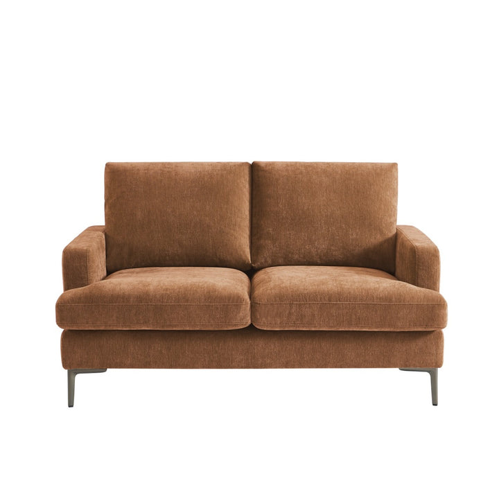Yorkshire Brown Two Seater Sofa – Premium Textured Upholstery with Plush Cushioning, Pocket Spring Support And Contemporary Design for Modern Living Room