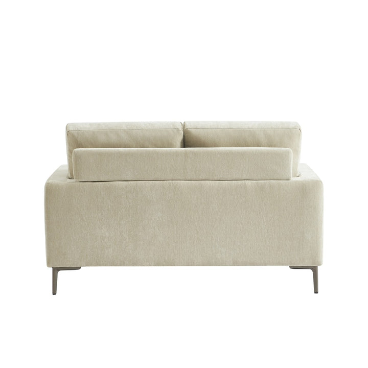 Yorkshire Beige Two Seater Sofa – Premium Textured Upholstery with Plush Cushioning, Pocket Spring Support And Contemporary Design for Modern Living Room