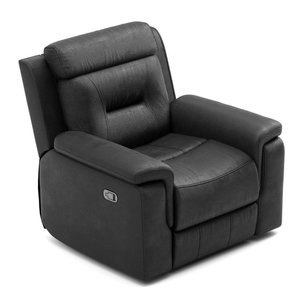 Aura Recliner – Premium Leather Upholstery with Plush Cushioning, Smooth Reclining Mechanism and Contemporary Design for Modern Living Spaces