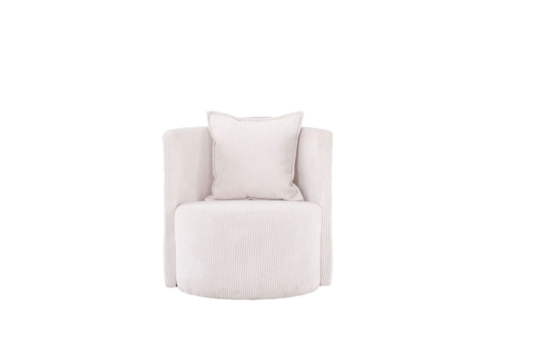 Selvaro Accent Chair – Contemporary Upholstered Accent Chair with Accent Cushion