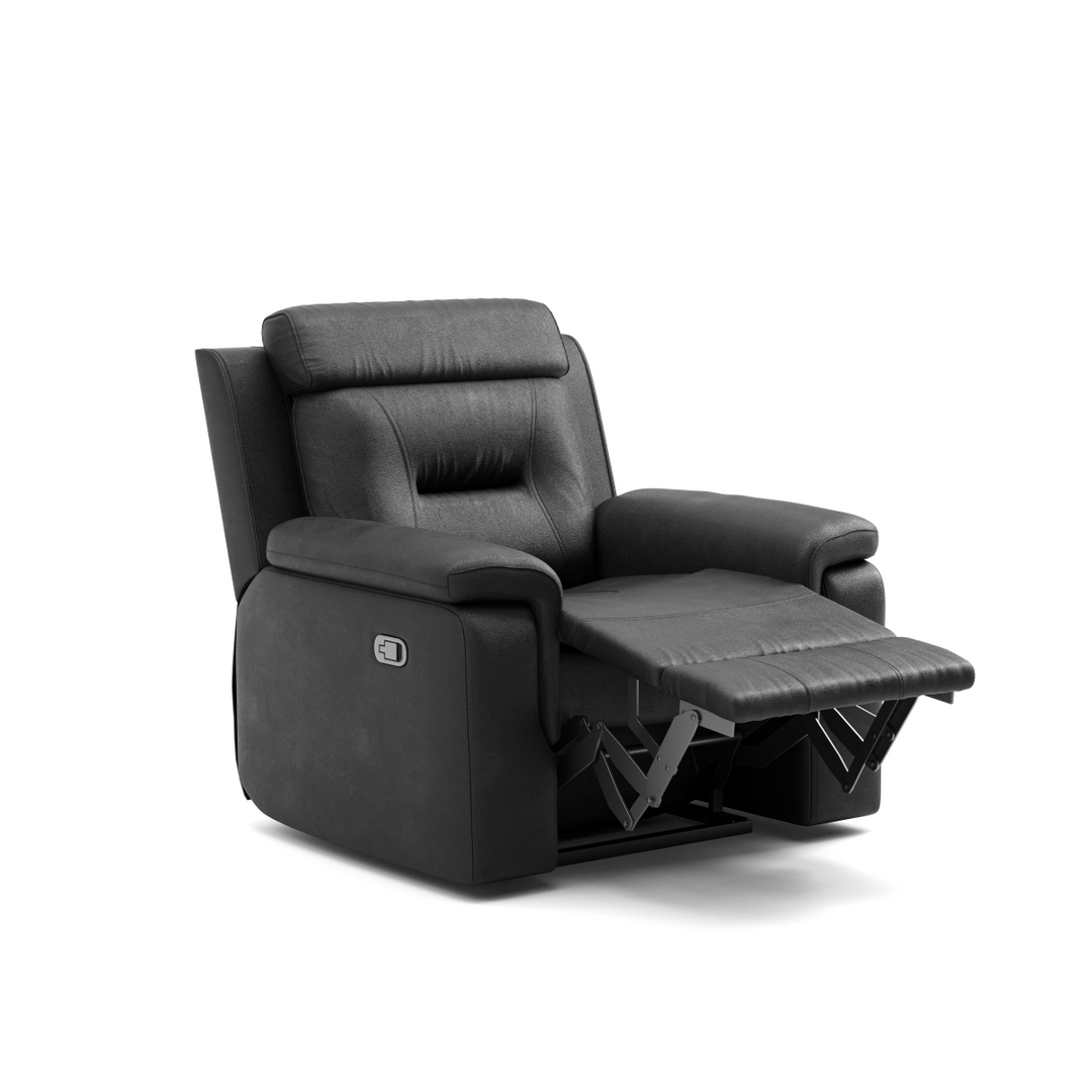 Aura Recliner – Premium Leather Upholstery with Plush Cushioning, Smooth Reclining Mechanism and Contemporary Design for Modern Living Spaces