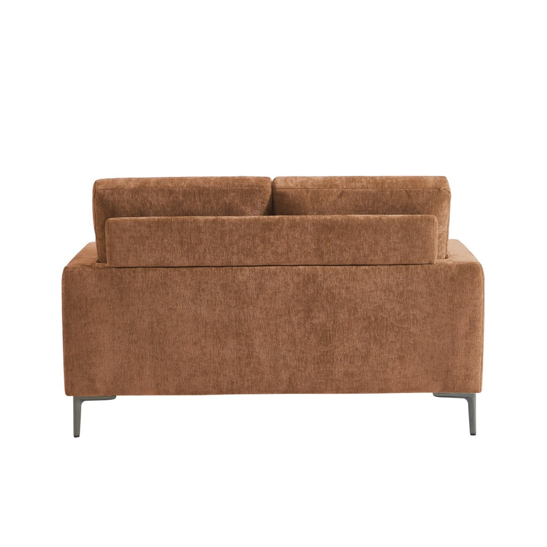 Yorkshire Brown Two Seater Sofa – Premium Textured Upholstery with Plush Cushioning, Pocket Spring Support And Contemporary Design for Modern Living Room