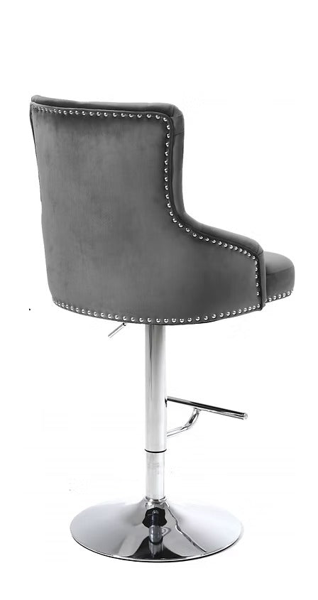 Cevoria Modern Black PU Upholstered Bar Stool – 1 Piece Counter Height Stool for Kitchen Island, Breakfast Bar, Café & Dining Use with Strong Frame and Comfortable Seating