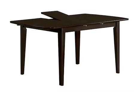 Noventra 7-Piece Dinette Set – Adjustable Espresso Table with Butterfly Leaf & Fabric Chairs