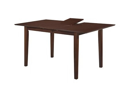 Noventra 7-Piece Dinette Set – Adjustable Espresso Table with Butterfly Leaf & PU Cushion Chairs