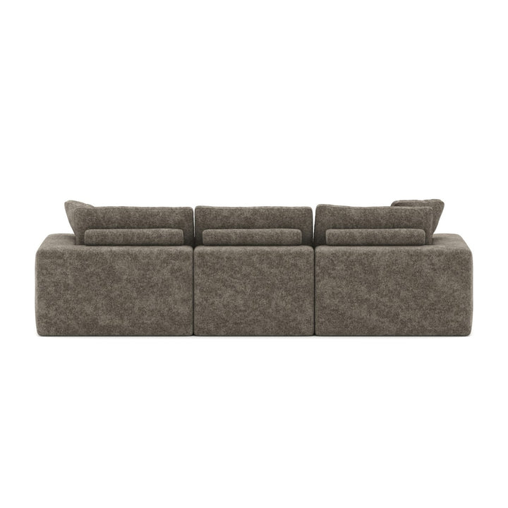 Elysian Sectional Sofa – Modern Luxury L Shape Design with Floating Ottoman, High Density Comfort Seating and Premium Fabric Upholstery