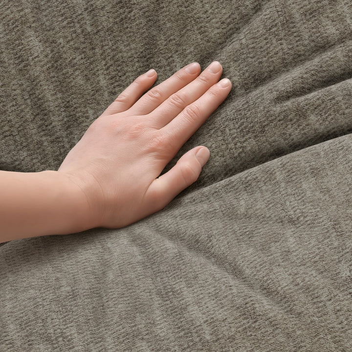 Belliora Modern Compression Sectional Sofa with Pocket Coil Support & Premium Fabric Upholstery