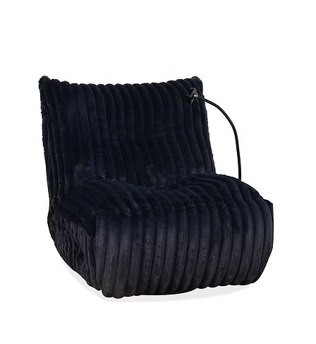 Pralvion Recliner Chair with Cell Phone Holder, Swivel Glider Mechanism, Zero Wallhugger Design & Soft Corduroy Fabric